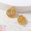 Explosiones Vietnam Sha Jin Yuan Fu Marca Colgante Pequeño Pulsera de Hilo DIY Hecha a Mano Colgante de Collar Accesorios con Palabra Fu Antigua Lote