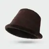 Gorro de Felpa de Ante para Mujer, Estilo Noreste, para Otoño e Invierno, Forro Polar, Engrosado, Doble Cara, Estilo Pescador, para Ciclismo, Protección contra el Frío, Gorro con Protección para los Oídos