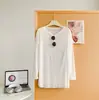 Camisa de Proteção Solar Manga Longa Patchwork Dividido Efeito Refrescante Fina como Papel, Top Solto Preguiçoso de Verão com Caimento, Emagrecedor para Mulheres