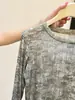 Nueva moda estilo coreano delgada tie-dye corte slim ligera manga larga camiseta para mujer versátil protección solar cubierta A13098