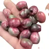 Pingente de Jade Flor de Pessegueiro Pingente de Contas Perfuradas Rosa Pingente de Colar Unissex Pingente de Pulseira Pingente de Jade