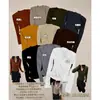 Yuanxi - Suéter de punto minimalista estilo coreano para otoño, con pliegues, entallado a la cintura, ajuste slim, cuello en V cruzado, manga larga, para mujer 269102