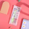 Caneta fluorescentes de dupla ponta caneta transparente estilo simples escritório aprendizado pintura 6 pacotes atacado a pronta entrega