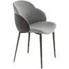 Cadeira de Jantar Minimalista Estilo Italiano com Encosto de Couro Designer Cadeira para Casa Luxo Leve Banqueta Simples para Adultos Cadeira Confortável para Hotel