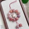 Cadena para teléfono móvil de raíz Bodhi con garra de gato, pareja, lindo cordón para funda de teléfono, colgante para unidad USB, llavero Wenwan para mujer al por mayor