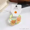 Dulces Gomitas para el Cabello de Niñas 2 Piezas Anillos para el Cabello de Acrílico en Tarjeta para Trenzar Cola de Caballo Bandas de Goma Accesorios para el Cabello de Supermercado Gomitas para el Cabello de Bebé
