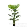 Árvore de Flores Artificiais Grande Verde Avançada Biónica Bambu Simulação Plantio Interno Árvore Artificial Planta Ornamentos Decorativos de Chão para Sala de Estar