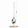 Vajilla de titanio cuchara de titanio puro alta apariencia flor de hielo cristal hogar estilo coreano cuchara lingote cucharadita cuchara creativa vajilla de titanio
