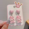 Novos Brincos de Frutas Desenho Animado com Presilha Sem Furo, Brincos Divertidos de Celebridade da Internet, Presilhas de Cabelo com Desenho de Gato Cartoon para Crianças Venda por Atacado