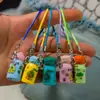 Cuerda de Cera L21 Mini Tetera Taza Termo Colgante Lindo Artificial DIY Taza de Agua Llavero de Dibujos Animados Mochila Bolsa Muñeca