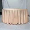 Venta caliente banquete de bodas fiesta hotel uso mantel redondo de jacquard de poliéster de 120 pulgadas