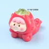 Figuras de Frutas de Burbujas 3D de Resina Accesorios DIY Paisaje en Miniatura para Coche Adornos Pequeños Materiales de Bolsas Sorpresa
