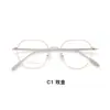 Monturas de Gafas Retro de Aleación Novedosas y de Moda con Inserciones de Lámina de Cristal en las Patillas, con una Apariencia Sobresaliente, Se Pueden Adaptar Lentes, Directo del Fabricante