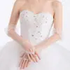 Guantes de Novia Encaje Tul Transparente Gancho Dedo Malla Fiesta de Boda Sexy Actuación Sin Dedos Manga Fabricantes