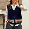 Elegante Chaleco de Capas para Mujer, Moderno y con Estilo, Nuevo Algodón Tejido Vintage Artístico Sin Mangas para Primavera y Otoño 2026