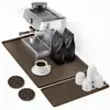 Alfombrilla de Silicona para Encimera de Cafetera Transfronteriza Alfombrilla para Desagüe de Fregadero Alfombrilla Antideslizante para Barra de Bar Encimera de Cocina Alfombrilla de Silicona Absorbente