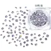 Manicure Pequeno Zircônia Branco Sapatilhas Invertidas Fundo Zircônia Joias para Manicure Mini 5A Coração Gota d'Água Marquise Zircônia Joias