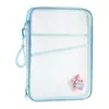 Bolsa para Archivos A4, Bolsa Grande para Materias Estudiantiles de Alta Capacidad, Bolsa para Guardar Libros y Exámenes, Bolsa Portátil para Tutorías, Bolsa con Cierre en Forma de L