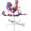 Veleta de gallo transfronteriza metal decoraciones exteriores techo jardín muebles decorativos adornos creativos manualidades hierro