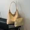 Bolsa de Axila Vintage de Luxo para Mulheres 2026 Novo Estilo Bolsa Tote Ins Grande Capacidade Versátil Bolsa de Ombro Mãe-Filha