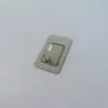 Pegatina Rectangular Cuerno de Rinoceronte Gancho Grande Transparente Gris Cepillado Cristal Montado en Pared Portante Gancho Adhesivo de Pared sin Clavos