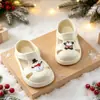 2026 Novos Acessórios Infantis Sandálias para Meninos e Meninas, Versátil para Férias de Natal Cor Sólida Desenho Animado Moda Chinelos, Fofo