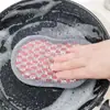 Esponja de doble cara para lavar platos para uso en la cocina, paño de cocina antiadherente para aceite, paño de limpieza de doble propósito, fácil de usar para fregar