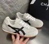 Tênis de Treino Alemão Feminino 2026 Novo Modelo, Tênis Casuais de Malha Respirável, Sapatos Brancos Leves Retro Super Populares