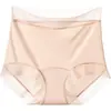 Ropa interior de seda helada para mujer sin costuras 7A algodón antibacteriano en la entrepierna cintura alta encaje alta elasticidad cómoda transpirable bragas