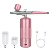 Pistola de spray para unhas cola de unha caneta spray de alta pressão injetor de oxigênio modelo de spray mini portátil doméstico para tatuagem