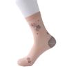 Calcetines Personalizados para Madres, Calcetines Delgados Curvos para Verano y Primavera/Otoño, Calcetines de Seda para Mujer hasta la Pantorrilla con Talón, Adecuados para Mujeres de Mediana Edad y Mayores, Antideslizantes