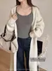 Estilo Retro Perezoso Otoño Adelgazante Ropa Interior Ropa Exterior Versátil Camisola de una Pieza Terciopelo de Perla Cálido con Almohadillas en el Pecho 650