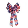Nuevo Lazo del Día de la Independencia Bandera Americana Pentagrama Decoración de Fiesta de Vacaciones Accesorios Colgante de Cinta de Lazo