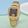 2025 Atravessando Fronteiras Aliexpress Fornecimento de Relógio Mecânico Masculino Estilo Casual Quadrado Moda Baida Watch Dropshipping