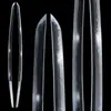 Acero T10 Cubierto de Tierra, Espada Japonesa con Filo Quemado, Hoja de Espada Desnuda, Espada Larga Samurai, Hamon Templado con Arcilla, Sin Filo