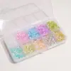 Anillas Abiertas en Caja Anillo Único Base de Flor Broches de Langosta Set de Accesorios Conector de Collares Pulseras Materiales para Manualidades Hechos a Mano