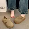 Sandálias plataforma Birkenstock femininas, novo modelo outono 2026, slip-on de sola macia, confortáveis, com sola grossa, para uso externo