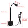 Foco LED de Manguera 220V Enchufe Estándar Americano y Europeo Lámpara de Pared de Manguera con Foco Lámpara de Lectura de Manguera de Noche Lámpara de Cuello de Cisne