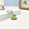 Llavero Colgante de Rana Pequeña Creativo y Lindo para Alivio del Estrés, Manualidades de Rana de Resina, Accesorio para Bolso de Pareja