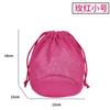Nueva Bolsa Cosmética con Cordón Bolsa de Malla Portátil Bolsa de Almacenamiento con Drenaje Bolsa de Lavado de Viaje Bolsa de Baño para Natación