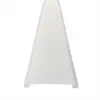 La fábrica Dongguan Hengli produce pantalla de lámpara LED blanco lechoso lente plana transparente extrusión de PPMMA tubo redondo de dos colores