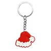 Navidad Transfronteriza Dibujos Animados Lindo PVC Suave Llavero Colgante Bolso Colgante Joyería Colgante Accesorios Mayoreo