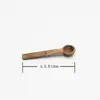 Tapa de Madera de Acacia Cuchara de Madera de Acacia Cuchara Medidora Cuchara para Especias Cuchara para Sal Cuchara de Madera Botella de Vidrio Cuchara con Tapa de Madera Cuchara para Sales de Baño