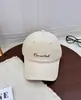 Boné de Baseball Simples Lavável de Algodão Bordado à Mão Estilo Coreano Feminino Letra Revisada Aba Macia Proteção Solar Chapéu Bico de Pato