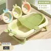 Tina de Baño para Bebé, Tina de Baño Plegable para Bebé, Tina Grande para que los Niños Pequeños se Sienten y Recuesten, para Niños, Uso en Casa, para Recién Nacidos