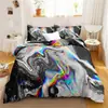 Juego de cuatro piezas de impresión digital 3D para ropa de cama, funda de edredón, salida de fábrica europea y americana de Amazon