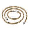 Suministro transfronterizo de AliExpress moda europea y americana quilla de roca acero de titanio pulsera de hombre cadena redonda hacia adelante y hacia atrás collar