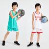 Nuevo Traje de Baloncesto Infantil para Niños y Niñas Uniforme Deportivo de Entrenamiento de Secado Rápido para Estudiantes de Primaria Jersey Estilo Chino