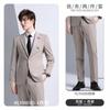 21 primavera e verão novo masculino e feminino roupa de negócios moda de negócios terno logo bordado fábrica direta atacado