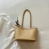 Shuai Mi Home Bolsa Tejida de Gran Capacidad para el Trabajo Nuevo Verano 2026 Bolso Tote de Moda de Alto Valor
